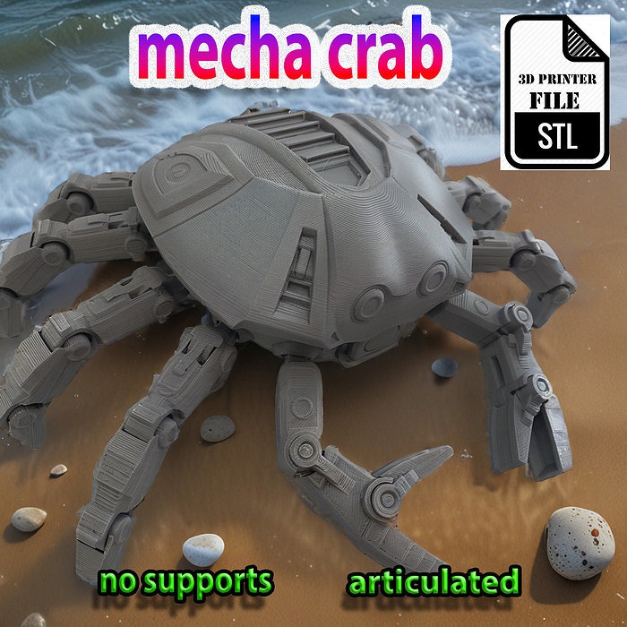 mecha crab articulated 