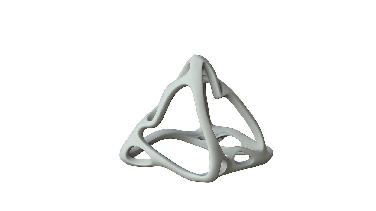 SciFi Cube Object No 61416 Low Poly Shape