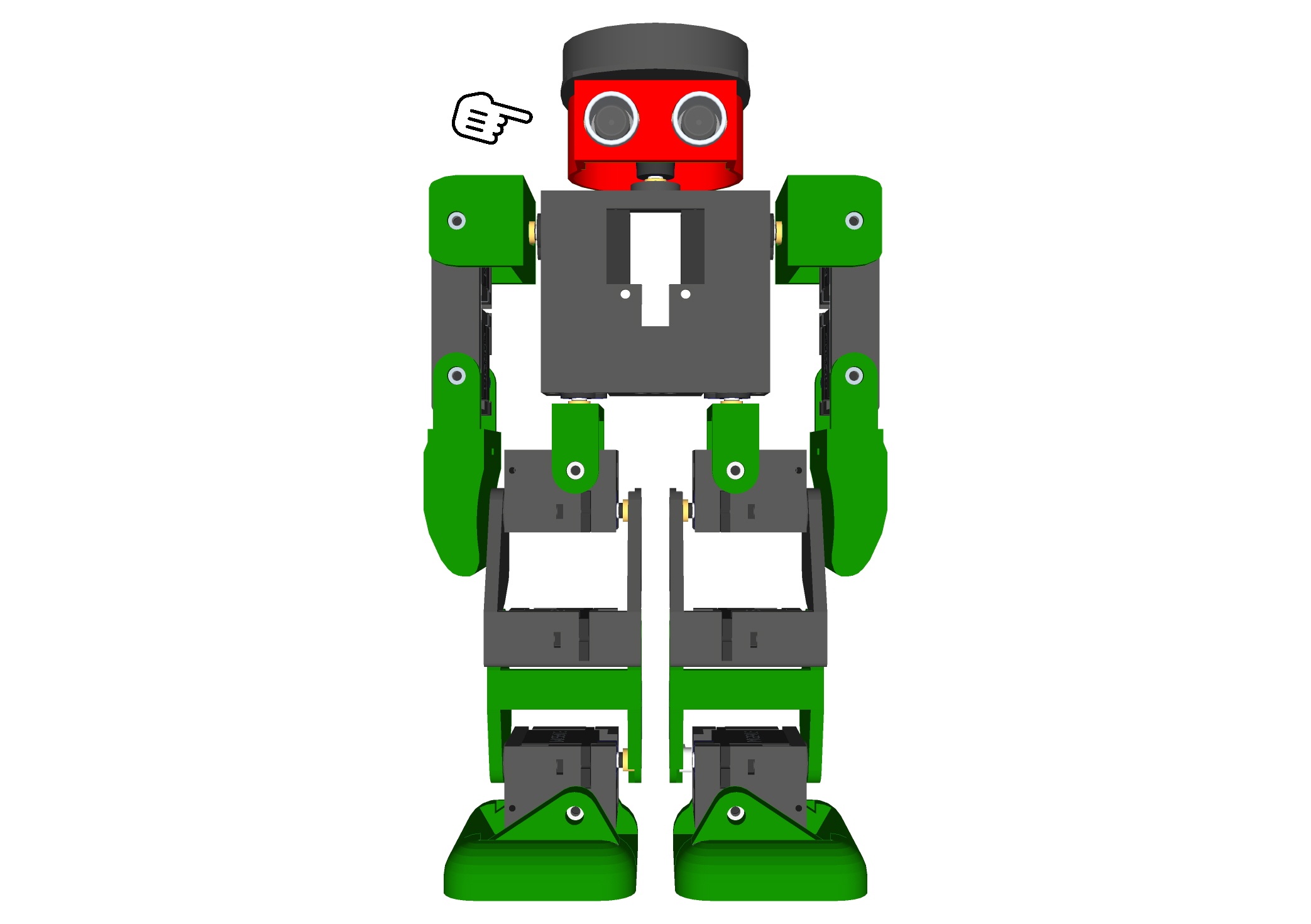 HUMANOID ROBOT – ROBONOID – HEAD (HUDI)