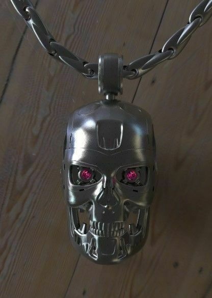 TERMINATOR PENDANT 3D PRINT MODEL
