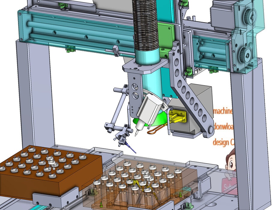 industrial 3D model LED welding machine