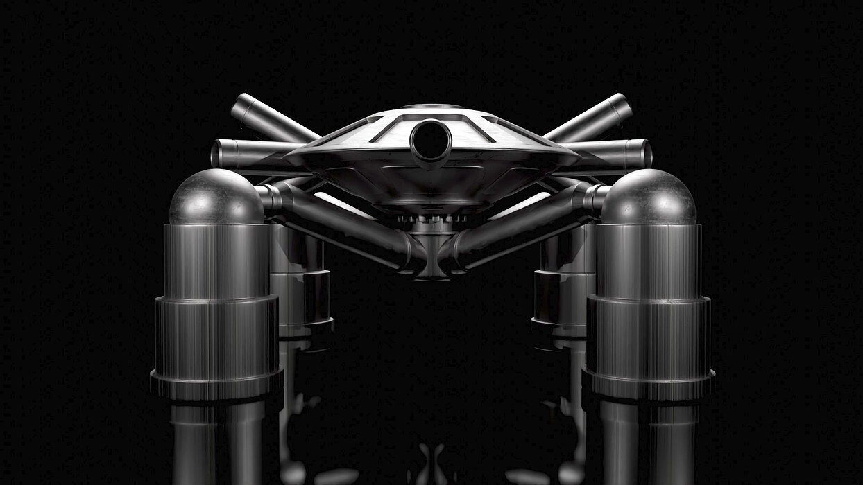 Super Contra Mechanical Spider Boss - Creature from Space