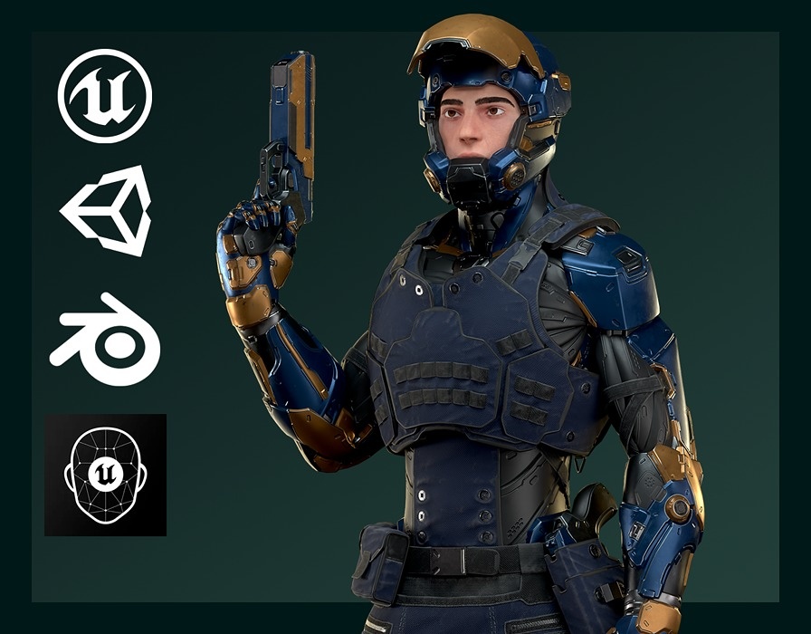 Sci-fi Character 02