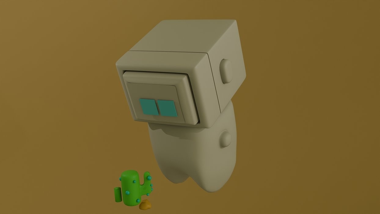 Mini robotic character for download 