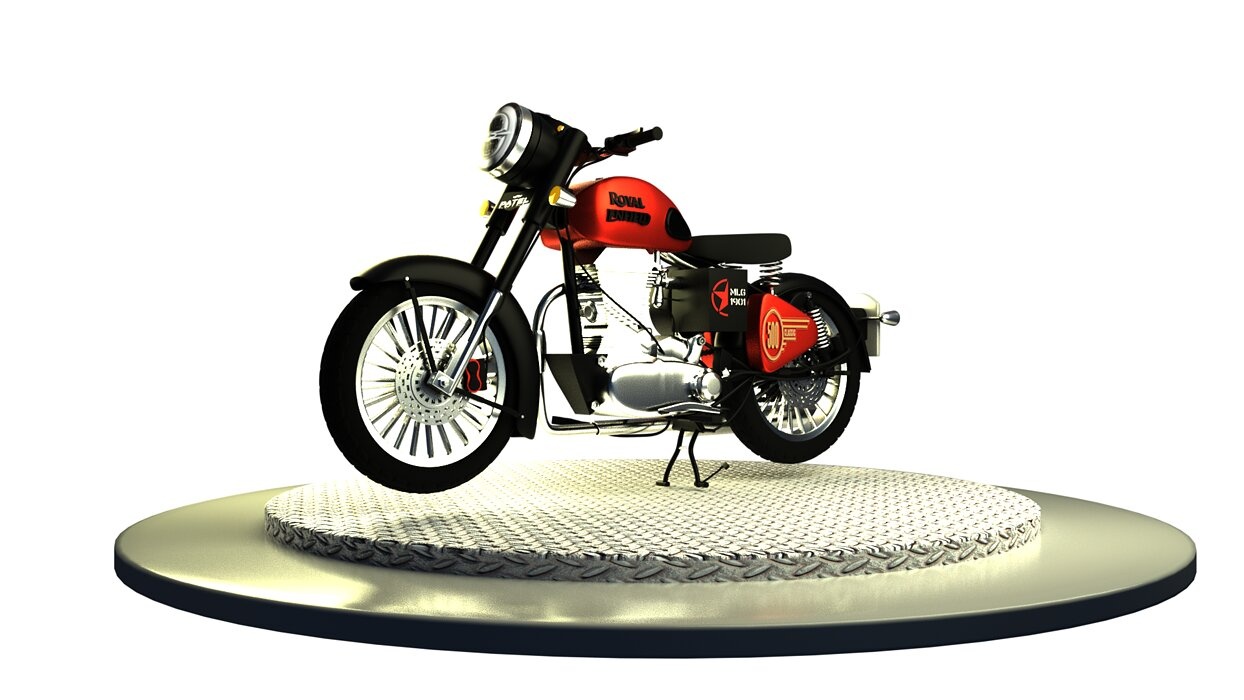 3D Royal Enfield