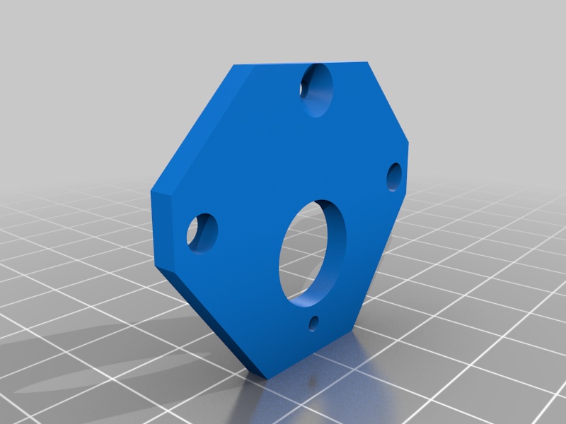 Easy Robot Arm 28byj 48 Adapter Plate With 35mm Hole Spacing