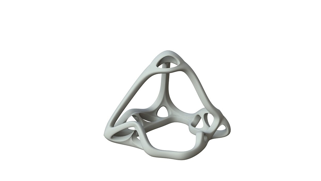 SciFi Cube Object No 62668 Low Poly Shape