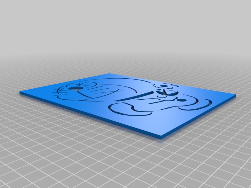 Doraemon stencil 2