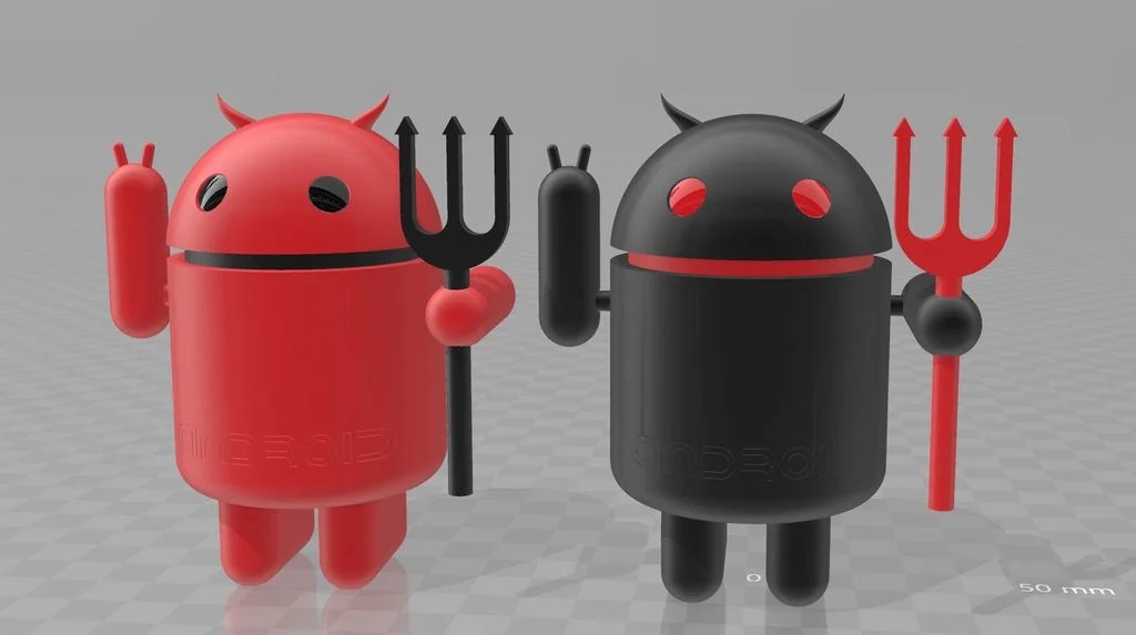 Posable Robot Android Devil