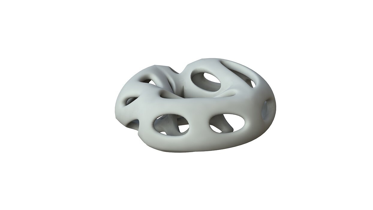 SciFi Cube Object No 65948 Low Poly Shape