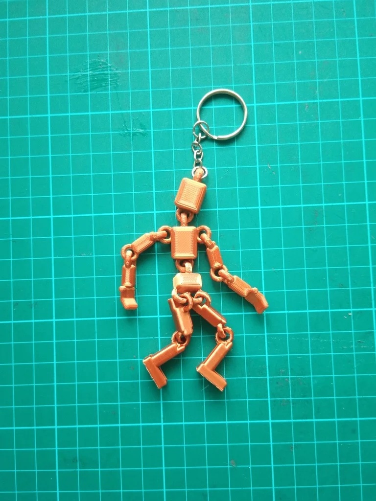 Print in Place Ragdollbot w Head Link