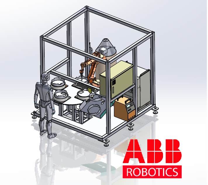 Sheet metalwelding cell