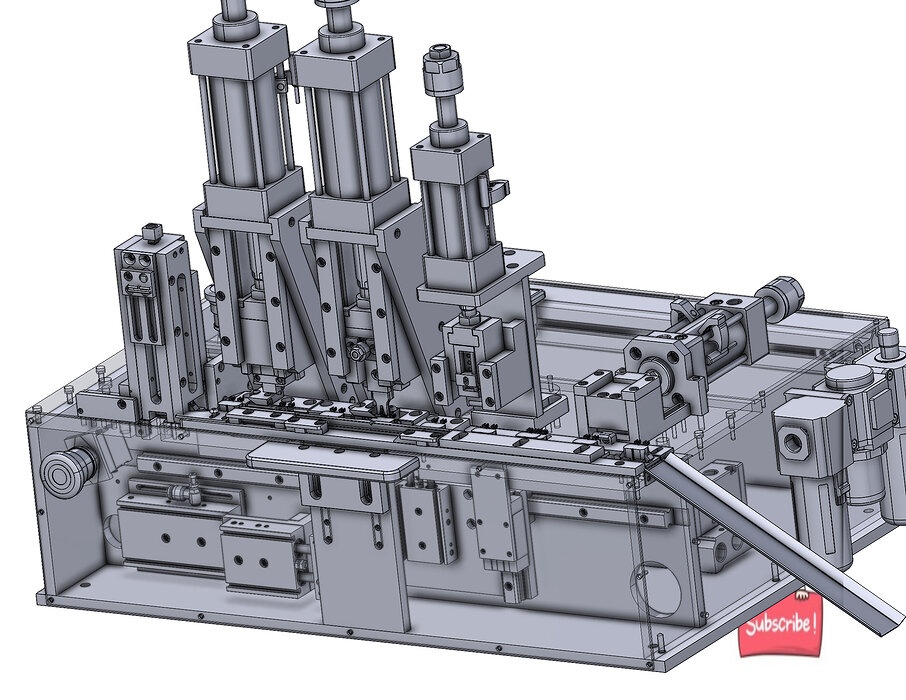 industrial 3D model bending shaping punching machine