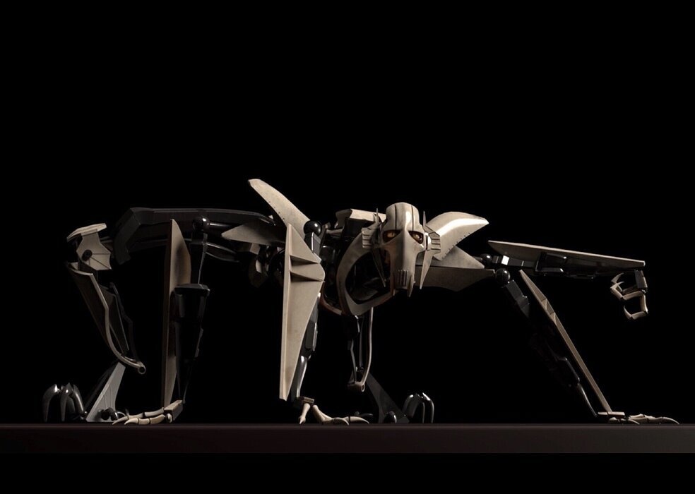 General Grivevous 3D MODEL AND RIG