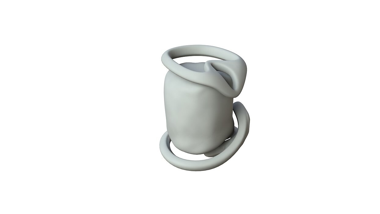 SciFi Shape Object Low Poly