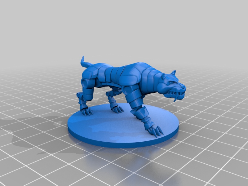 Clockwork Saber Tooth Tiger