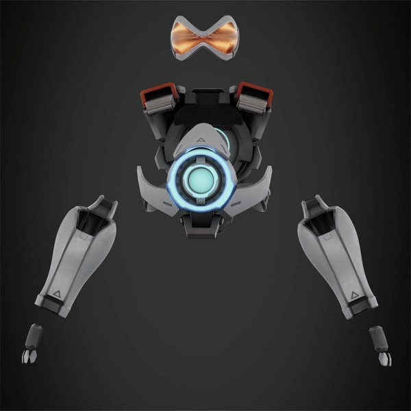 OVERWATCH TRACER AMOR AND MASK FOR COSPLAY