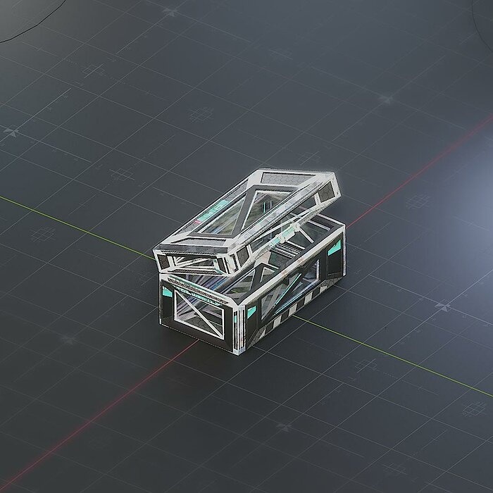 Sci-Fi Crate Box Container  Sci Fi  Object Space  014