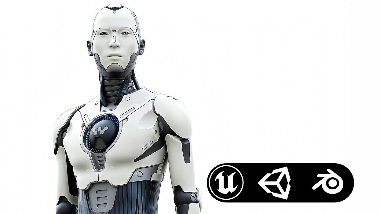 HUMANOID ORPHEUS-D  Rigged for Unreal Engine - Unity - MIXAMO