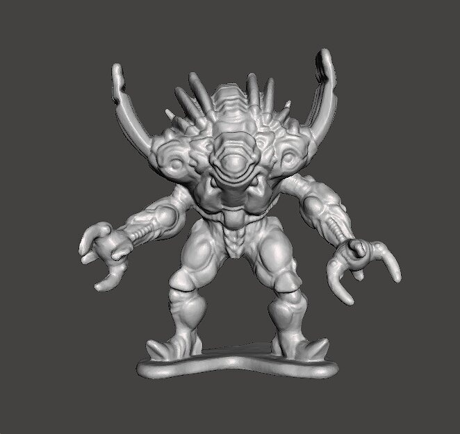 POWER RANGERS SILVER HORNS MONSTER PVC FIGURE MODEL TOY