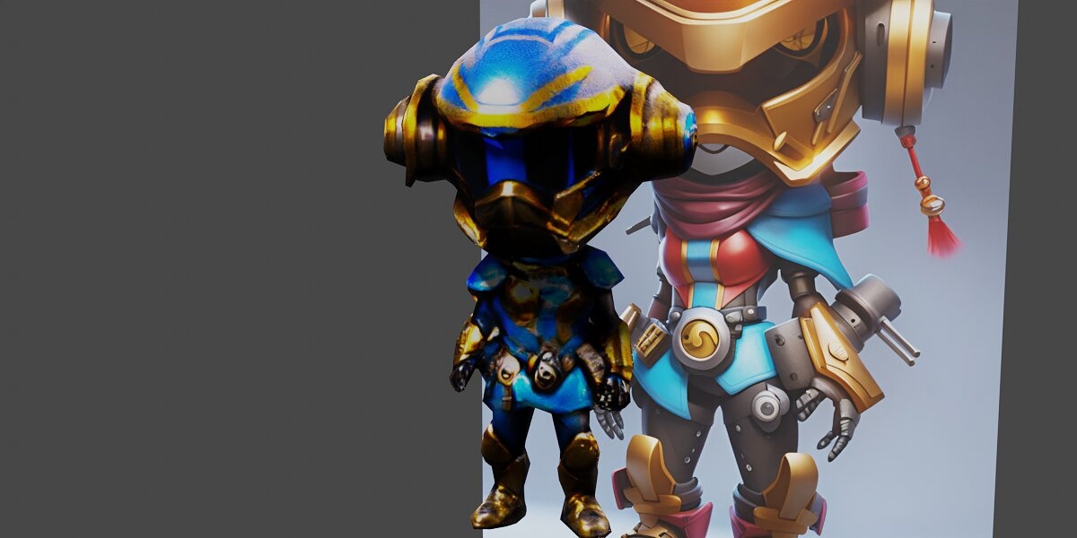 a toy figure of a robot with a helmet on official 