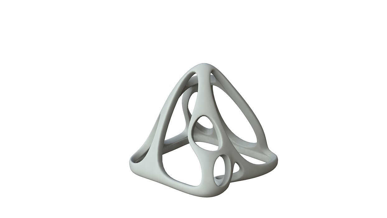 SciFi Cube Object No 59638 Low Poly Shape