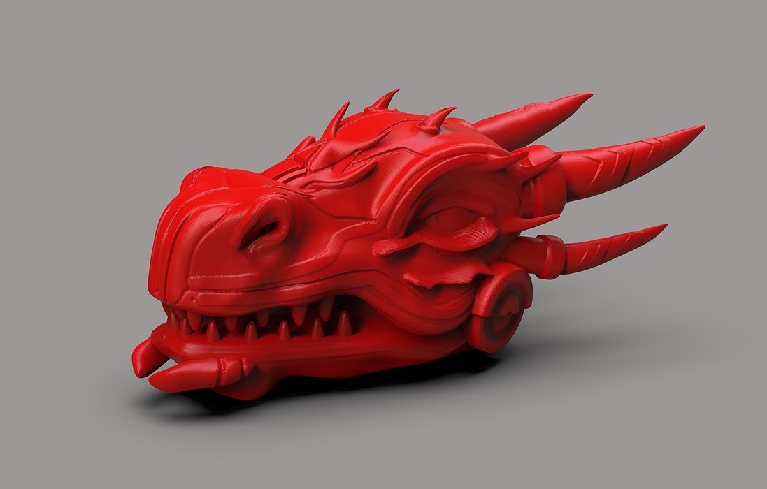 Robot Dragon Head