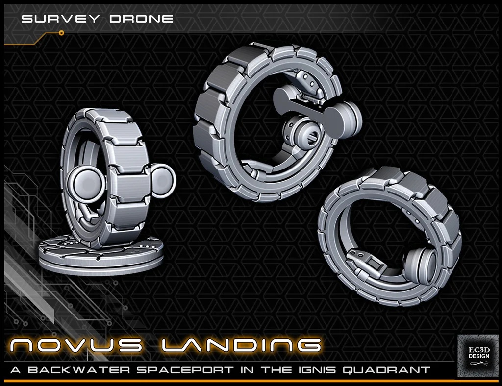Survey Drone - 28-32mm Gaming - Novus Landing