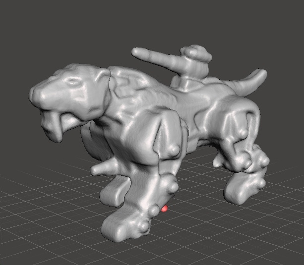 SABER TIGER GASHAPON PVC PLASTIC FIGURE TOY MINI MODEL SCIFI
