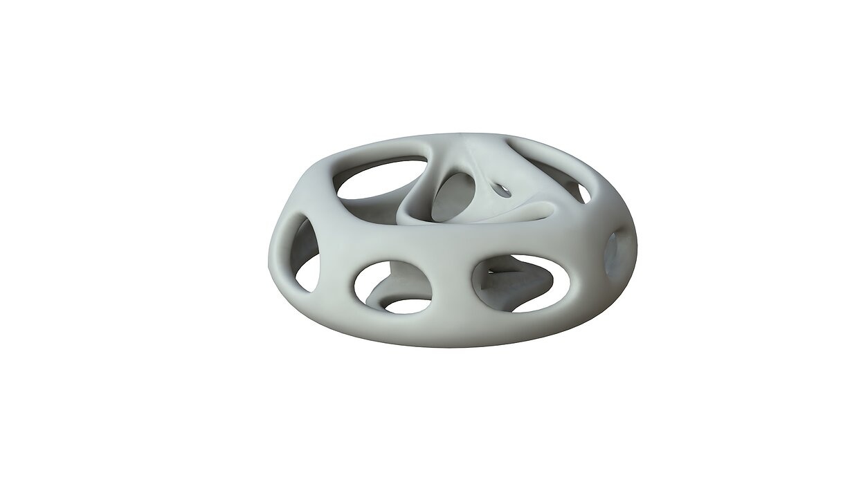 SciFi Cube Object No 65313 Low Poly Shape