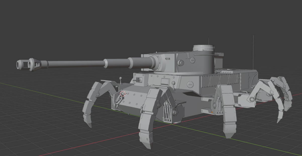 TIGER P SPIDER ROBOT SCI-FI