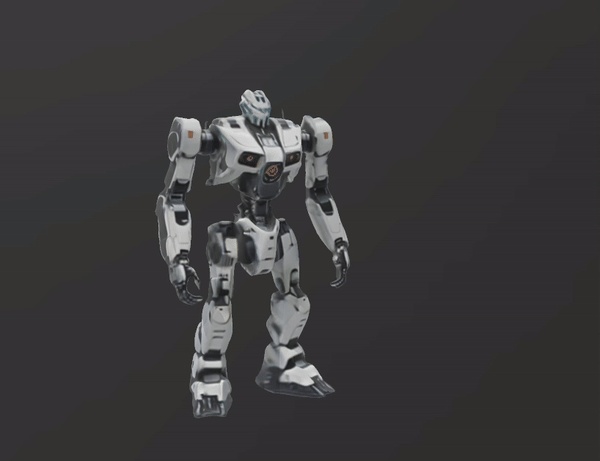 DBX A ROBOT IN STL OBJ FOR 3D PRINT