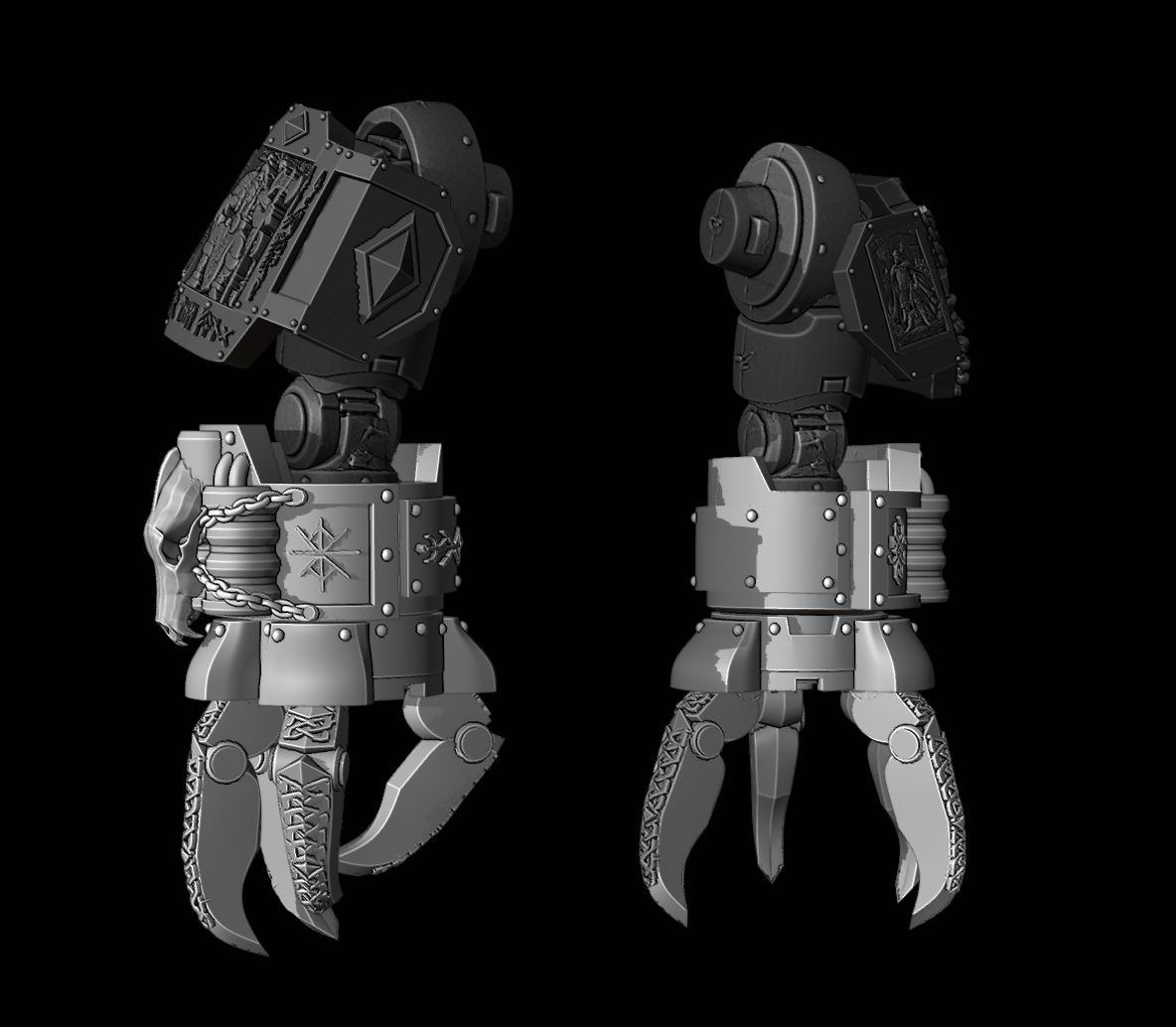 BJORN BRUTAL REDEMPTION ROBOT POSE-ABLE POWER CLAW - 1:1 REPLACEMENT