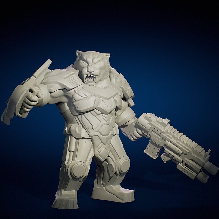 TIGER FROM FUTURE ANIMALS SQUAD
