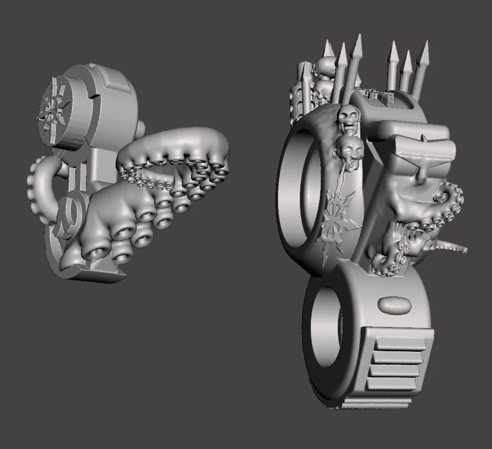 Chaos Sarcophagus and Arm for Robot Chuck