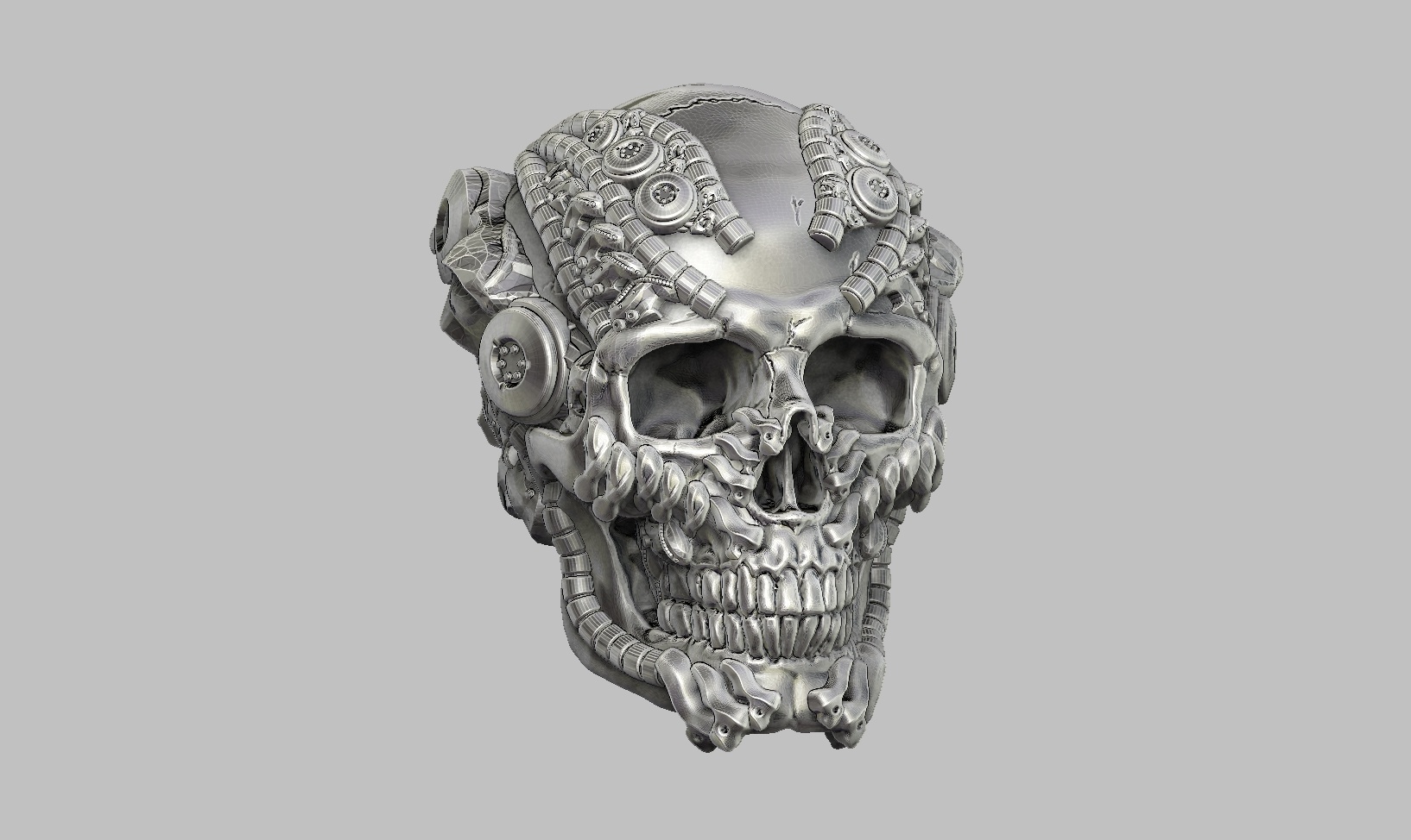 SKULL ROBOT HEAD 100 (1)