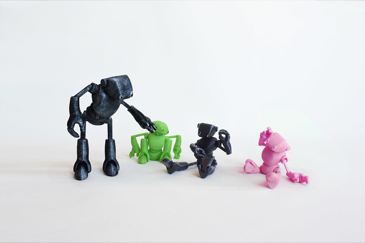 ANKLY ROBOT - 3D PRINTED ASSEMBLED