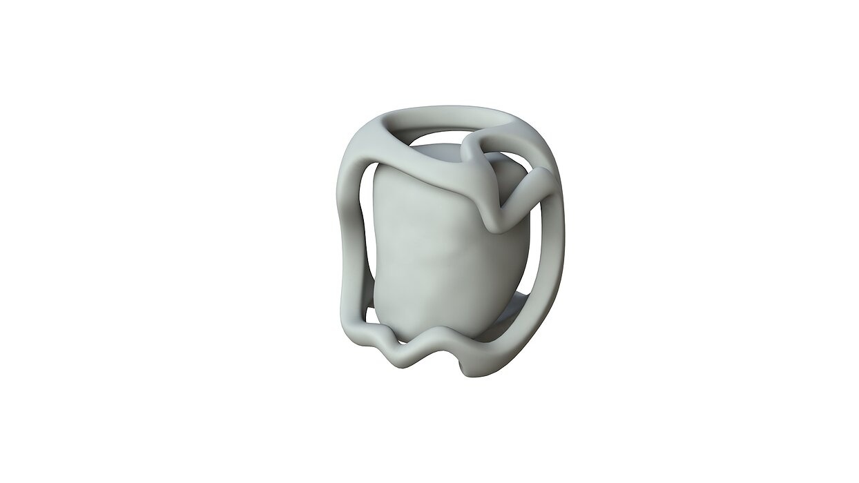 SciFi Shape Object Low Poly 14