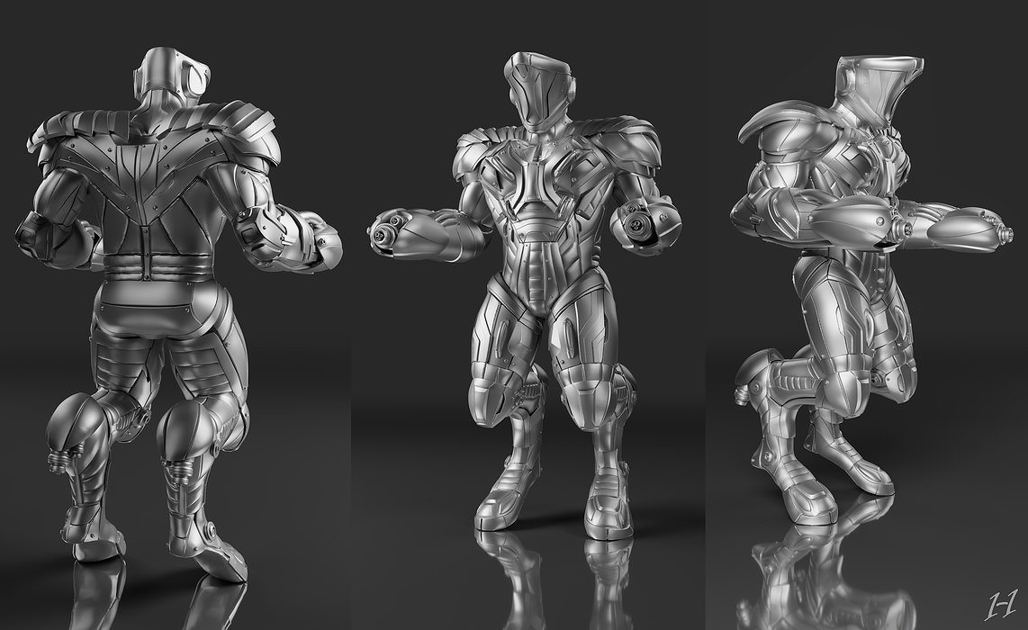 Soldier Robot Character