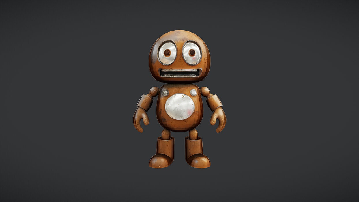 rusty robot character