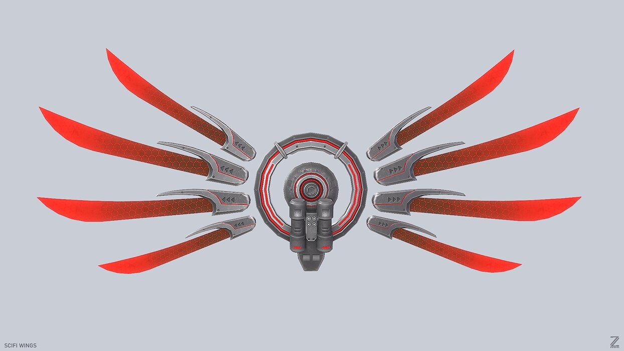 Sci fi wings