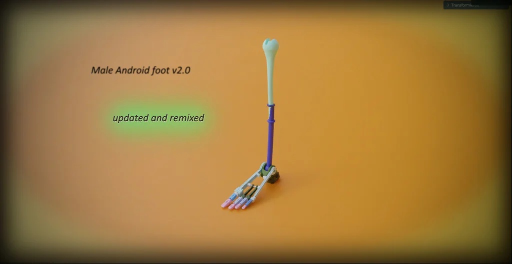 Android/Gynoid Foot v2.0 - by strohmain´s