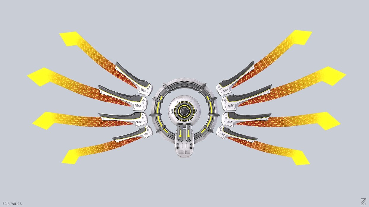Sci fi wings