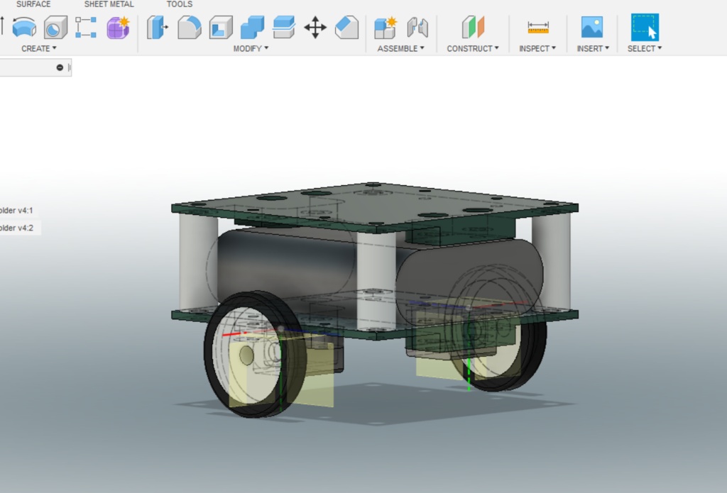 Micro Gear Motor Robot