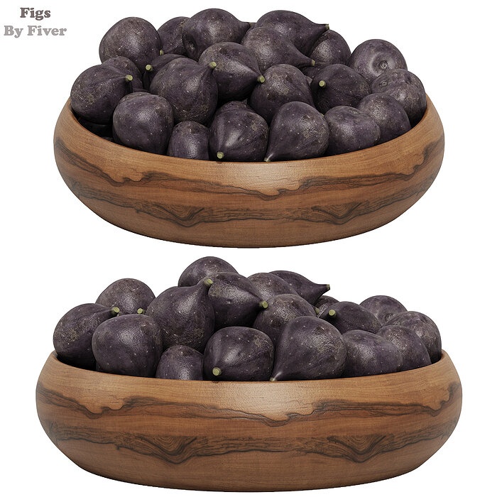 Wood Bowl Figs