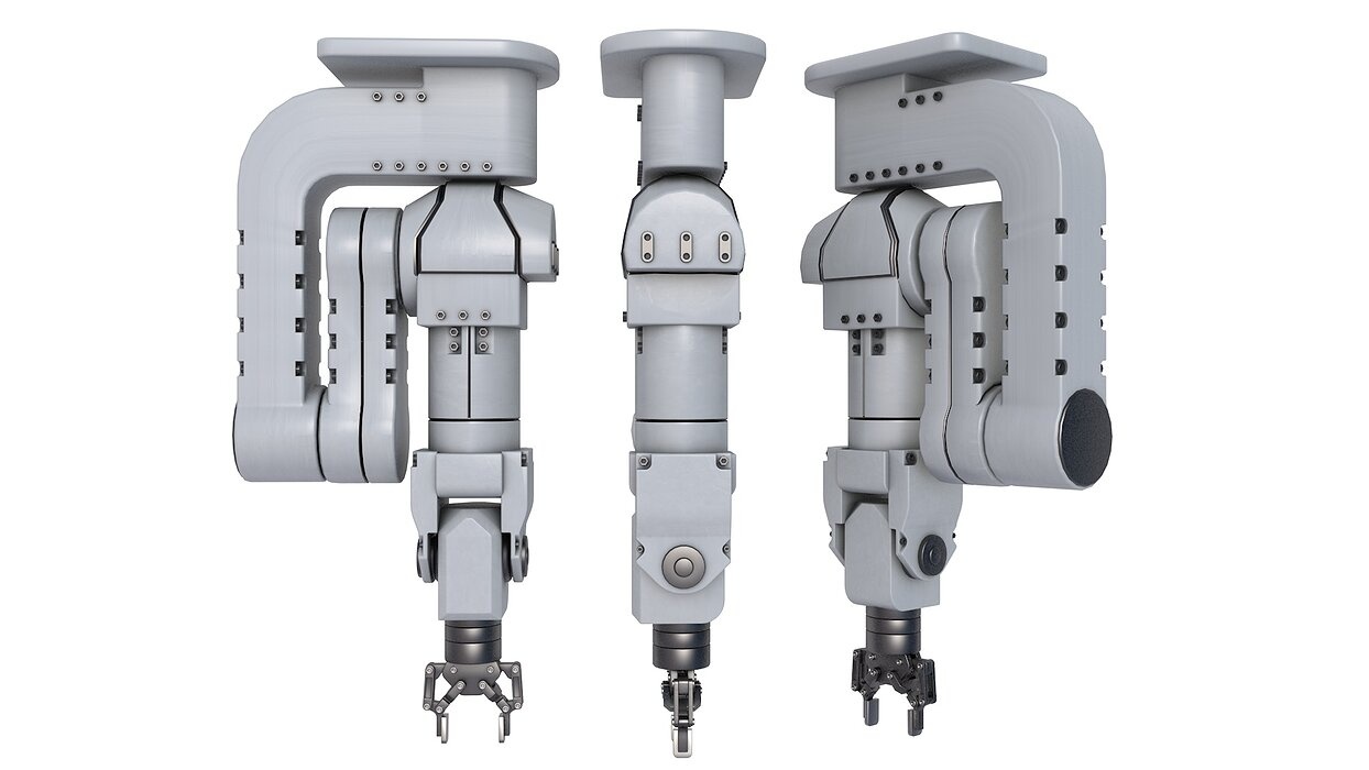 Industrial Robot with Gripper