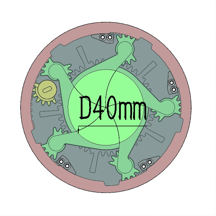 3DP5BLROD40A MECHANICAL SHUTTER DIAPHRAGM IRIS DIY APERTURE