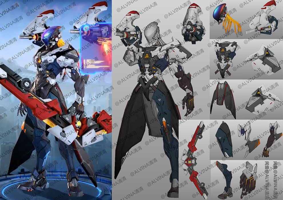 Arena Of Valor Hou Yi Endless Starlight Armor Cosplay Pepakura