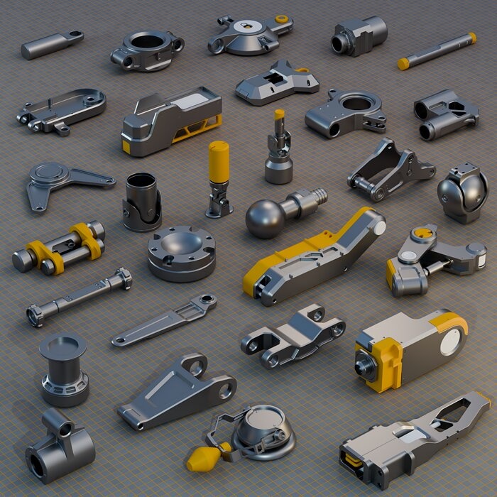 CyberJoint Kitbash HardSurface Pack