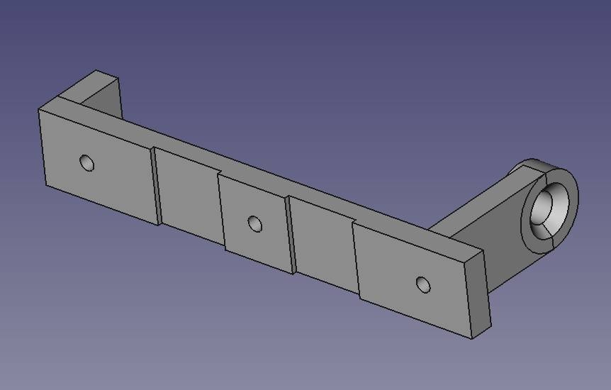 ROBO3D FRONT MOUNT BRACKET (FOR LCD)